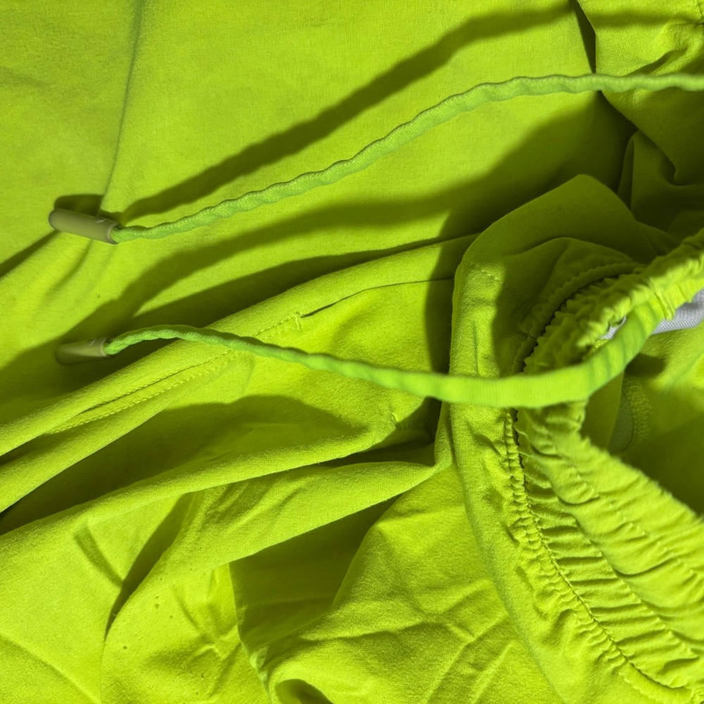 lululemon athletica Men's Bright Lime Shorts - Picture 8 of 9